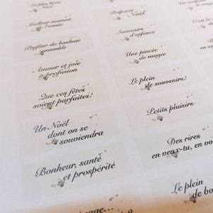 Sentiments et  mots français NOEL 1 pour scrapbooking fichier numérique