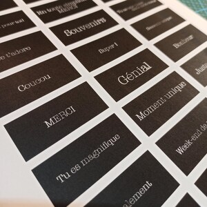 Sentiments en français pour scrapbooking numérique