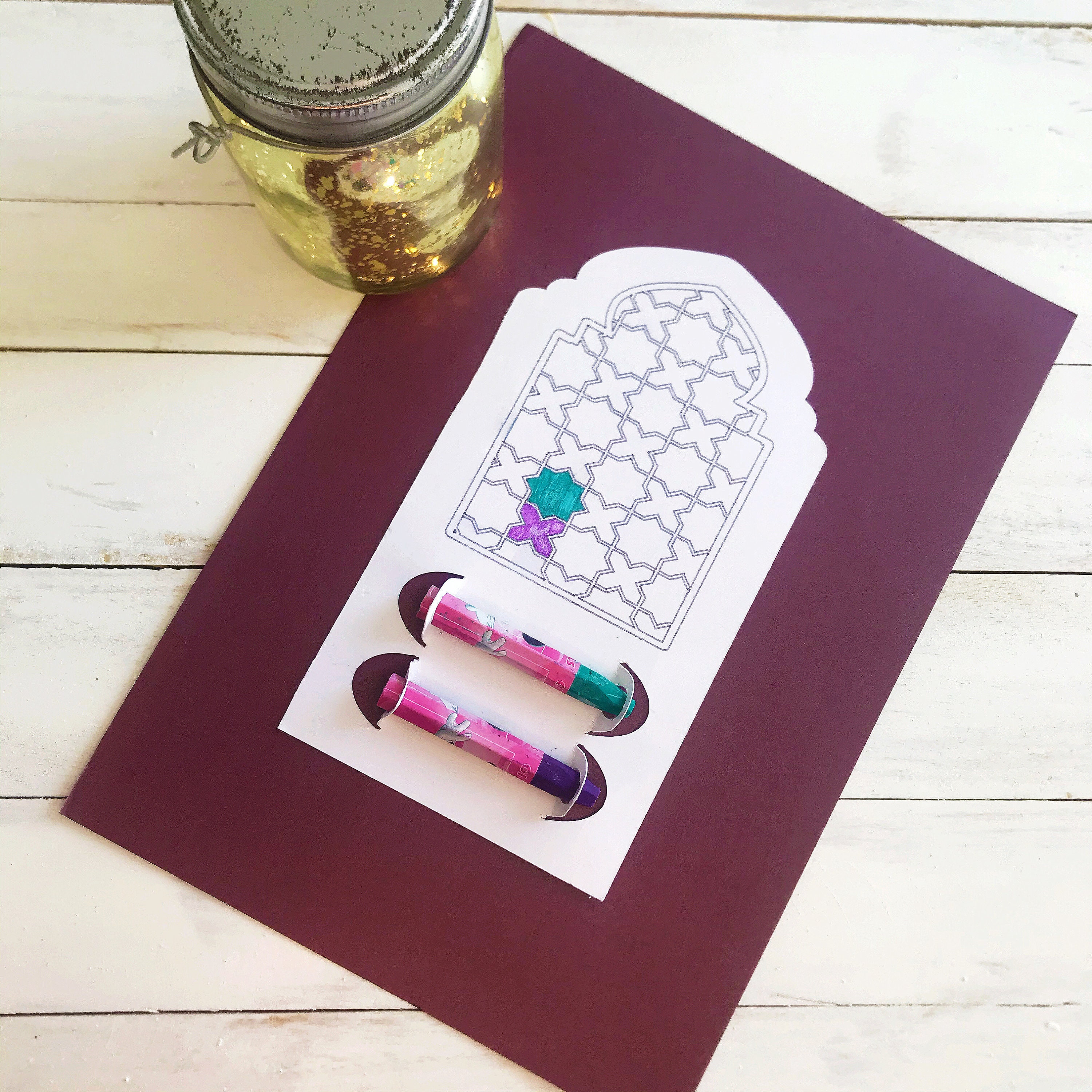 Ramadan Crayon Holder SVG Template Bundle Eid Crayon Holder SVG Ramadan