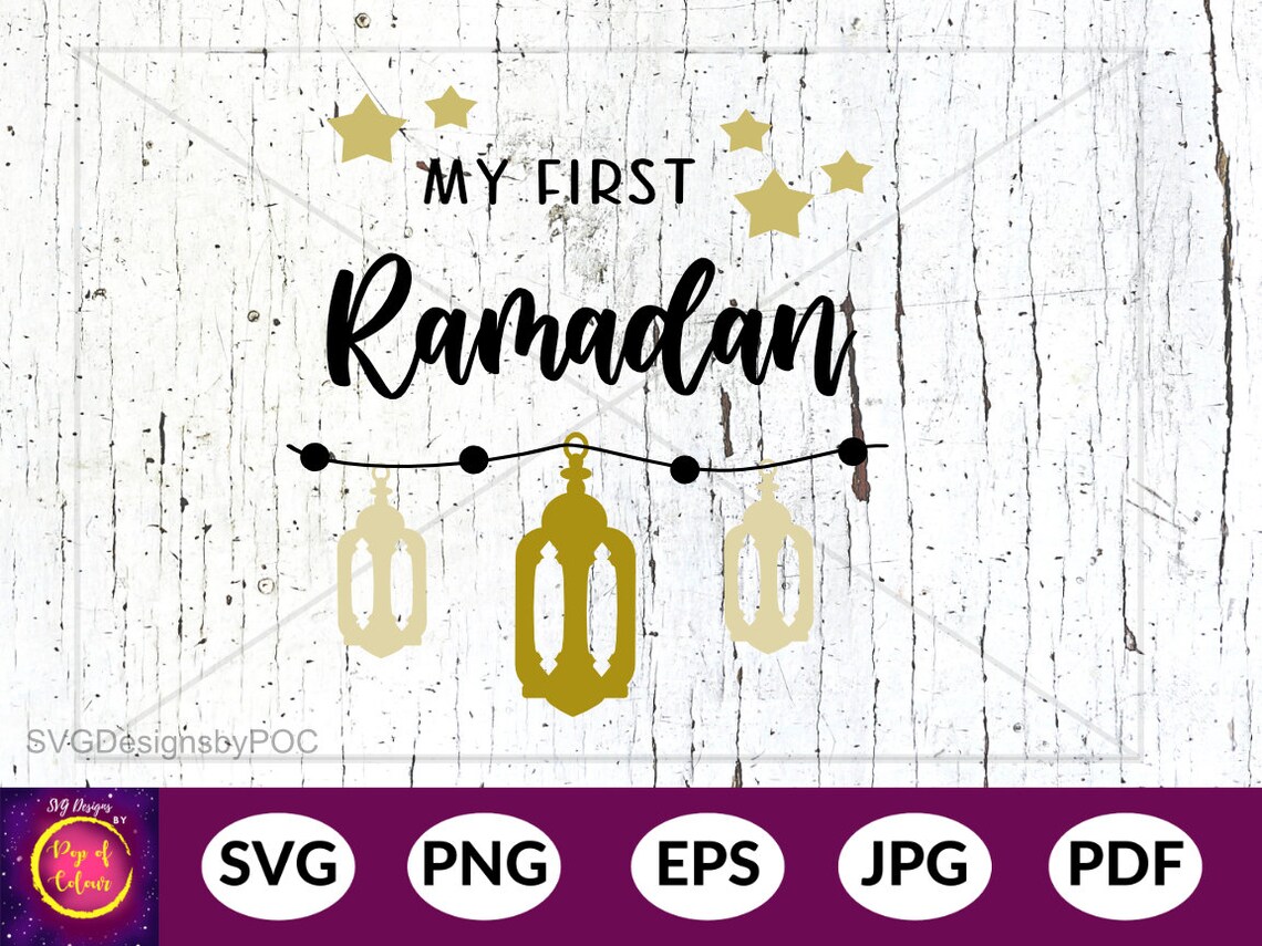 Download My First Eid Onesie SVG Bundle My First Ramadan Onesie SVG ...