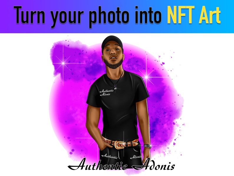 Turn Your Photo Into NFT Art Digital File Etsy