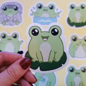 Cute Frog Stickers | Individual Stickers