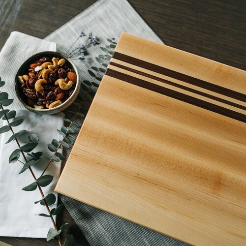 Butcher Block Cutting Board Walnut Cherry Maple Etsy