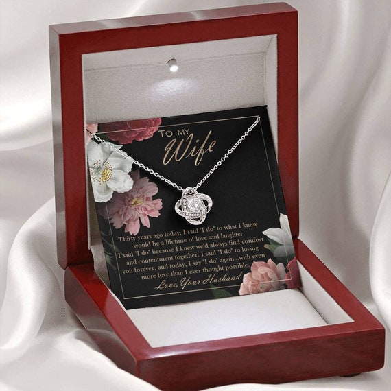 30th Anniversary Gift for Wife, 30 Year Anniversary Gift Ideas