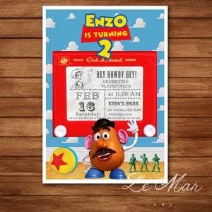Toy story cumpleaños / baby shower invitación invita tarjeta personalizada DESCARGA DIGITAL