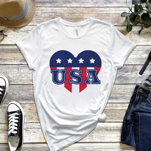 USA Shirt |  Patriotic Shirt Fourth of July Shirt |  America Shirt 4th of July | Memorial Day Shirt | America graphic tee