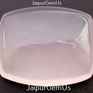 100 Carats 1 Piece Gemstone, Super AAA+ Quality, 100% Natural Rose Quartz Smooth Cushion Shape Cab, Size-14x26x34mm Approx (CS-195)