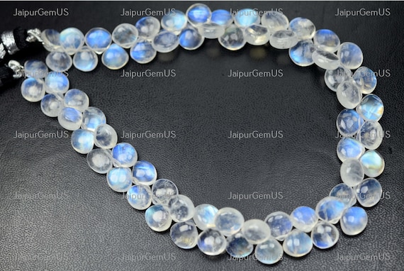 10 インチ ストランド、最高品質の天然ホワイト レインボー ムーン