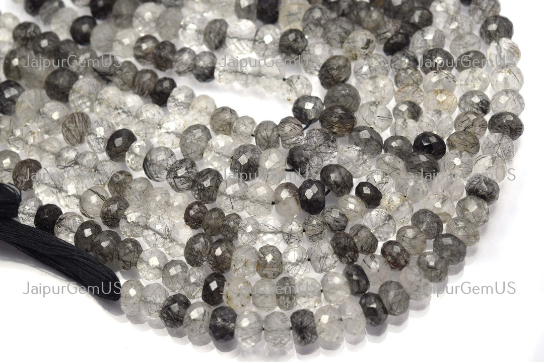 LIMAOLLY 100 Stück Schwarze Glasperlen Tropfenförmig – 8x12 Mm, Facettiert, Für Schmuck & Deko