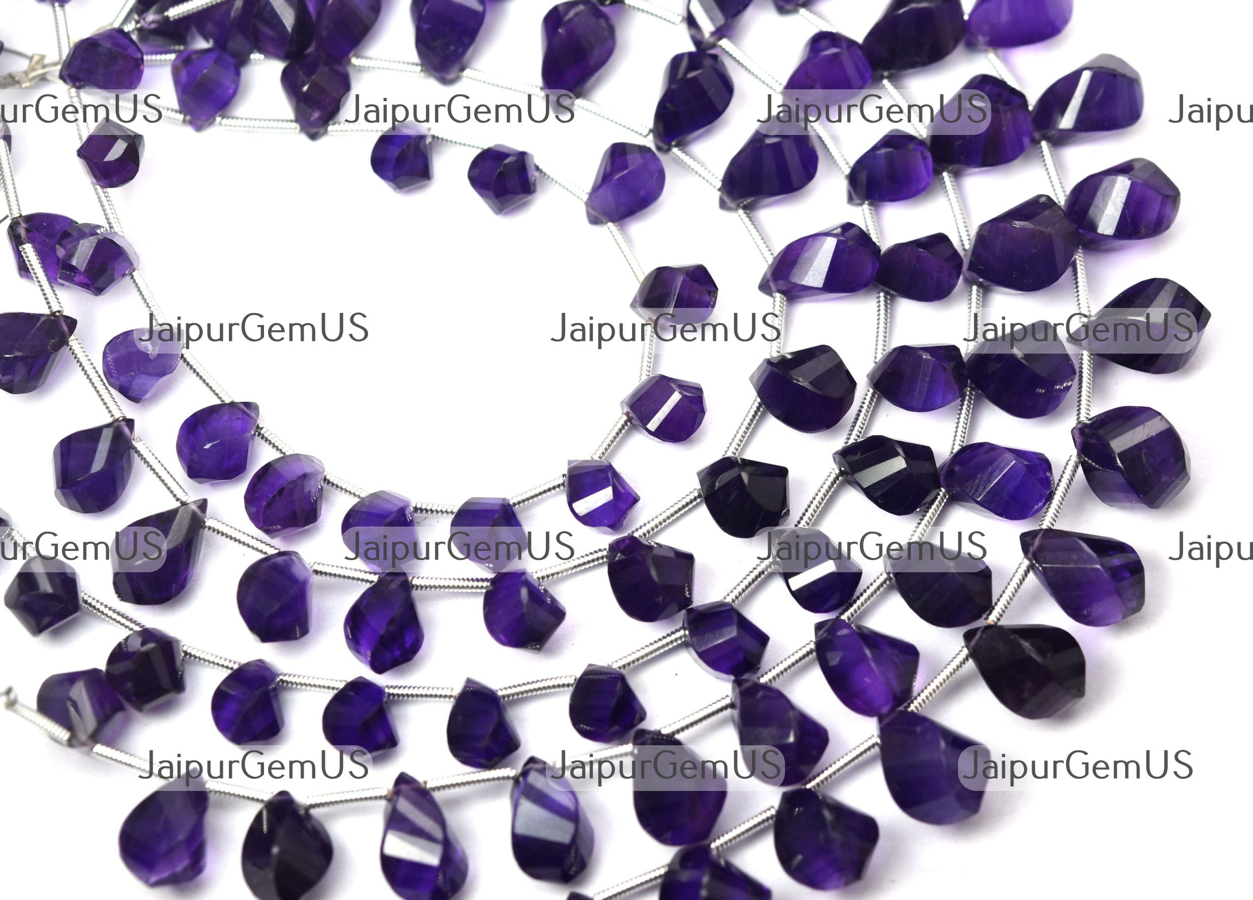 専用 ピンクアメジスト ツイスト 宝石質 スイスブルートパーズ 14kgf