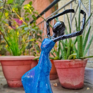 Tancerka, Figurka Statua, Wystrój domu, Rzeźba artystyczna, Motywacja Uliczny Artysta Figurka, rękodzieło