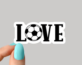 me encantan las pegatinas de fútbol pegatinas para portátiles, pegatinas divertidas de fútbol, calcomanías para portátiles, pegatinas para vasos, pegatinas de fútbol, pegatinas de agua