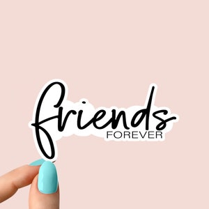 stickers vrienden voor altijd, stickers vrienden, stickers beste vrienden, laptopstickers vrienden, bekerstickers vrienden, stickers vrienden