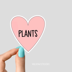 pegatinas de plantas de corazón rosa, pegatinas de plantación suculentas de plantas en macetas, pegatinas de vida vegetal pegatinas de plantas portátiles, pegatinas de plantas