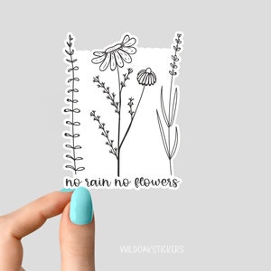 sin lluvia sin pegatina de flores, flores suculentas pegatinas de plantación, pegatinas de vida vegetal plantas pegatinas de portátiles, pegatinas de plantas