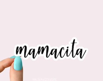 mamacita sticker, mom life stickers, water bottle stickers, tumbler stickers, mothers stickers, mamacita tumbler stickers, mamacita laptop