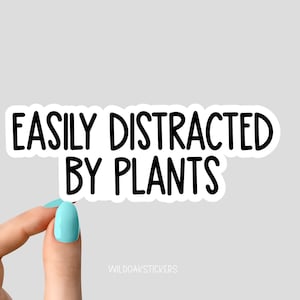 Se distrae fácilmente con pegatinas de plantas, pegatinas de plantas en macetas, pegatinas de plantas suculentas, pegatinas de vida vegetal.