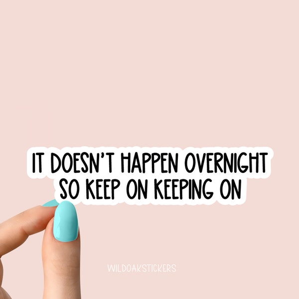 Overnight Stickers Etsy