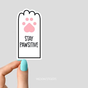 Süßer Katzen Arm Sticker, inspirierende Katzen-Sticker, Wasserflaschen, Laptop Aufkleber