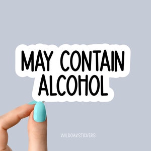 può contenere adesivi per alcol, adesivi divertenti, decalcomanie per laptop, adesivi per bicchiere, adesivi per bottiglia d'acqua, adesivi per bottiglia d'acqua di vodka