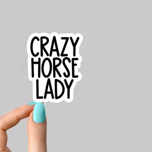Horse lady stickers, horse mom stickers, horse lover sticker, i love horses sticker, horses tumbler, horse sticker