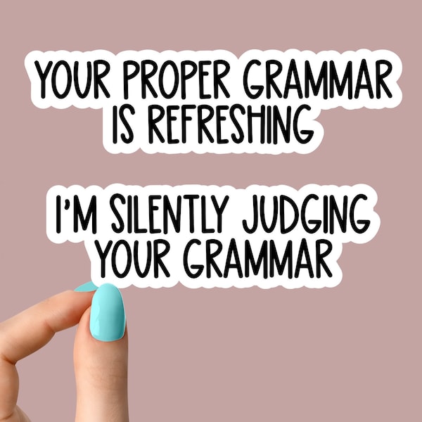 Funny Grammar Card Etsy