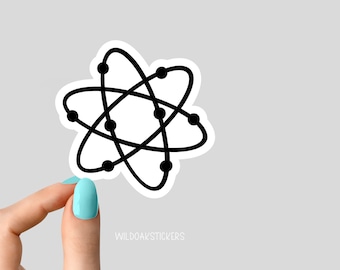 astronomi atomer klistermärke, vetenskap klistermärke, roliga laptop vetenskap klistermärken, biologi klistermärken för laptop och dricksglas, jag älskar vetenskap klistermärken,