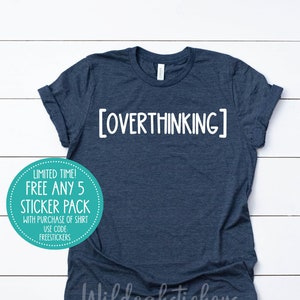 overthinking introvert shirt, overthink custom books shirt, custom apparel shirt, custom printed shirt, book t-shirt introvert shirt image 1