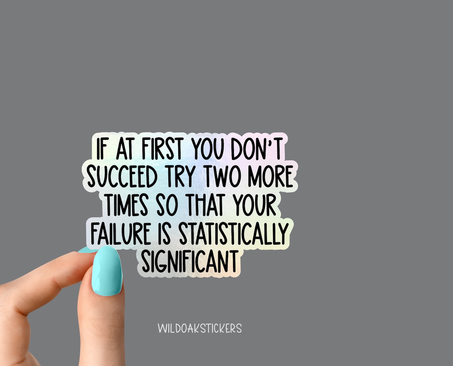 Funny Math Statistics Sticker Math Laptop Stickers Math Etsy