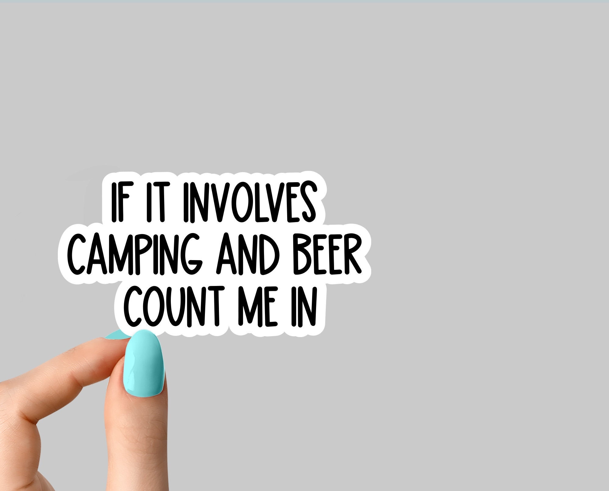 CAMPING LOVER Sticker for Sale by petershalom777
