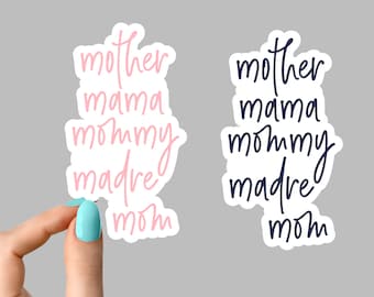 Mutter Mama Mama Aufkleber, Mama Leben Aufkleber, Mama Aufkleber Laptop Aufkleber, Mama Wasserflasche Aufkleber
