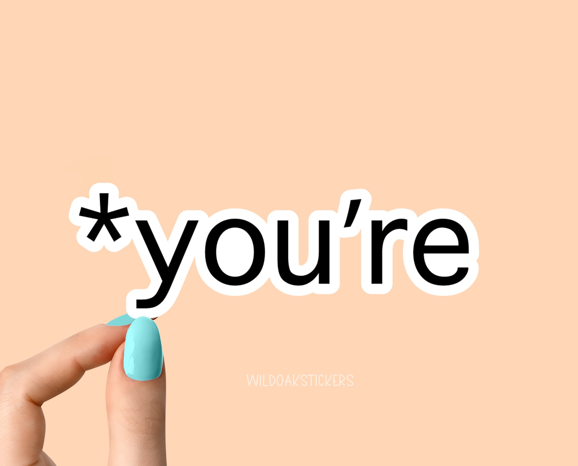 You're Sticker funny grammar Laptop Decals, inspirational for Wat…