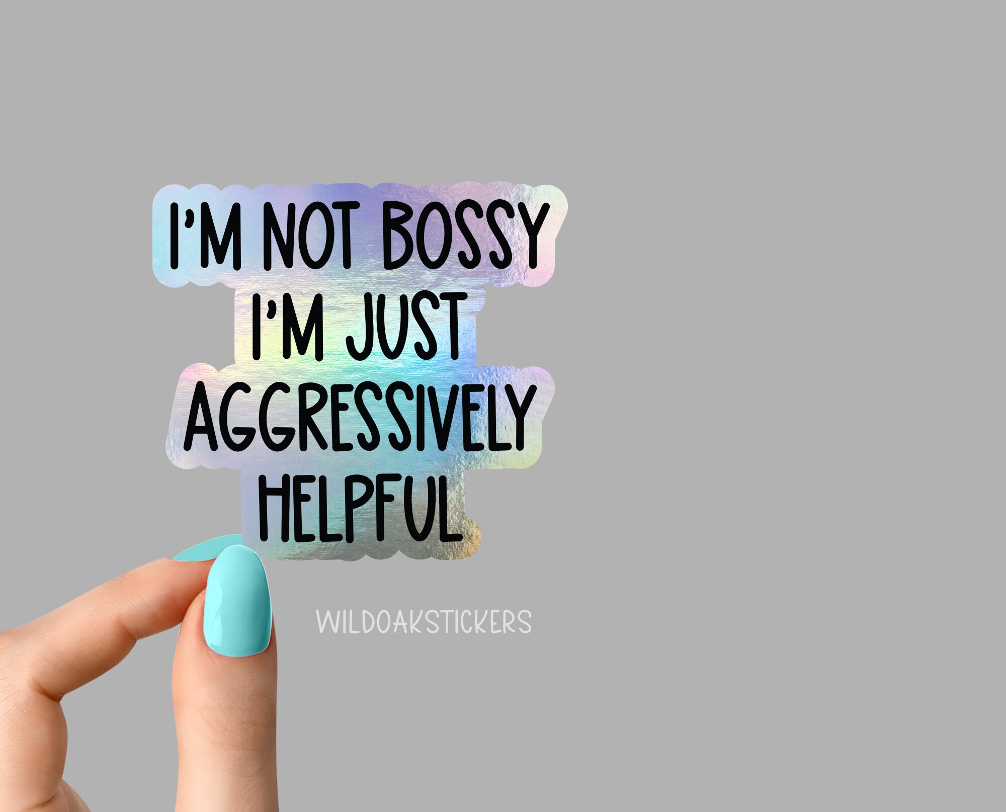 Im Not Bossy Funny Sticker, Manager Stickers, Mom Sarcasm Workplace ...