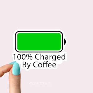 Autocollants pour café, autocollants pour café amusants, autocollants pour café pour ordinateur portable, autocollants pour bouteilles d'eau, autocollants pour verres à café