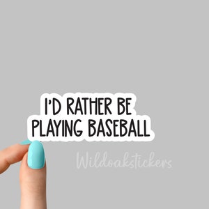 Baseball spielen Aufkleber, lustige Baseball Aufkleber Baseball Aufkleber, Baseball Mama Aufkleber, Laptop Aufkleber, Baseball Wasserflasche Aufkleber