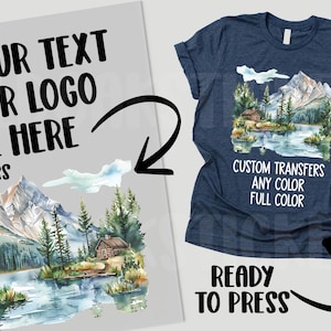 Your Text Here DTF Transfers, Custom Ready Heat Transfers, DTF Prints, DTF Transfers Ready for Press, Dtf Gang Sheet, Custom Dtf Transfer