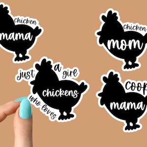 Autocollant juste une fille qui aime les poulets, autocollant drôle de poulet, autocollants de maman de poulailler, autocollant d'ordinateur portable de poulet, autocollant de ferme, autocollant d'animal de ferme