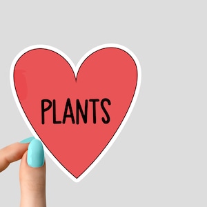 pegatina de plantas de corazón, pegatinas de plantación suculentas de plantas en macetas, pegatinas de vida vegetal pegatinas de plantas portátiles, pegatinas de plantas
