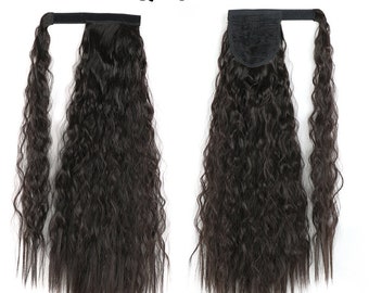 22" Synthetic Curly Ponytail Extension for women