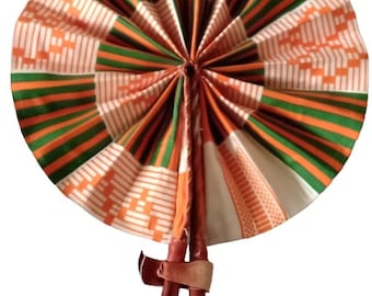 Ankara Africa Print Fan