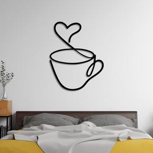 Coffee Metal Wall Decor, Kitchen Wall Art, Coffee Cafe Sign, Coffee Lover Gift, Opening Gift, Coffee Business Sign, Business Gift