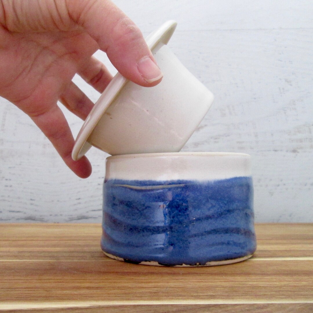 French Butter Keeper Handmade Pottery Butter Crock Wedding Etsy