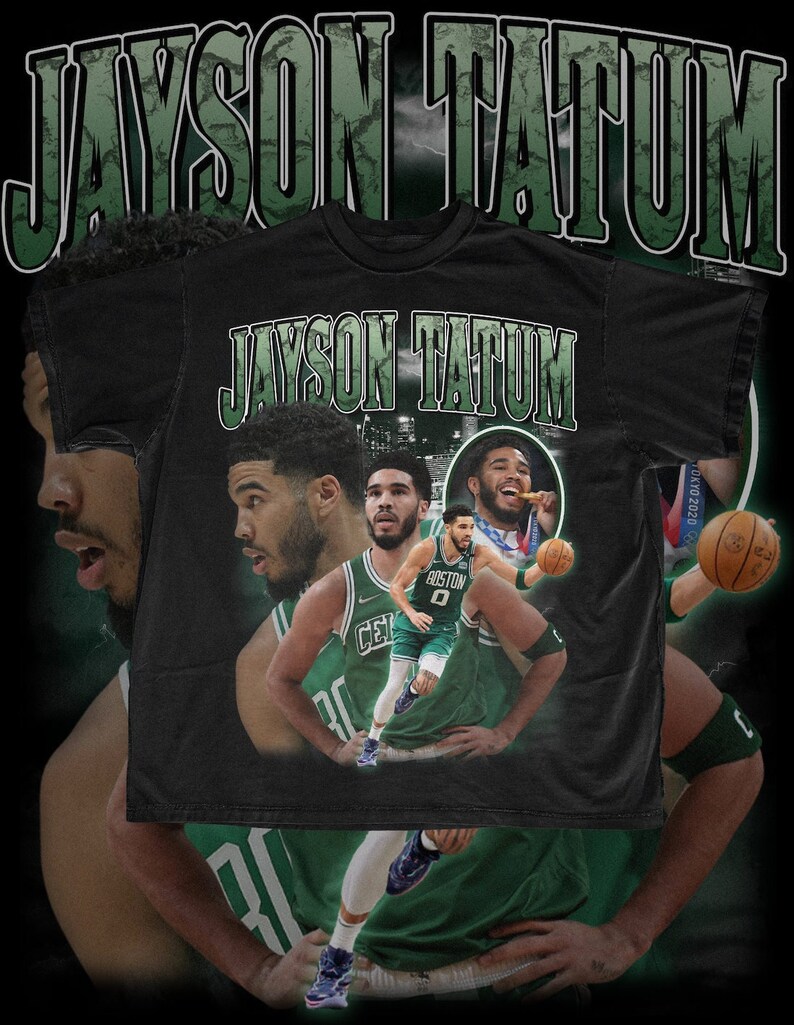 Jayson Tatum Shirt Boston Basketball Celtics Jaylen - Etsy