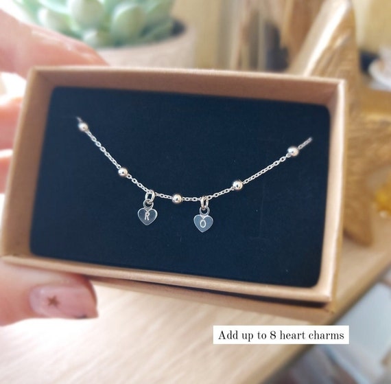 Sterling Silver Heart Bracelet 