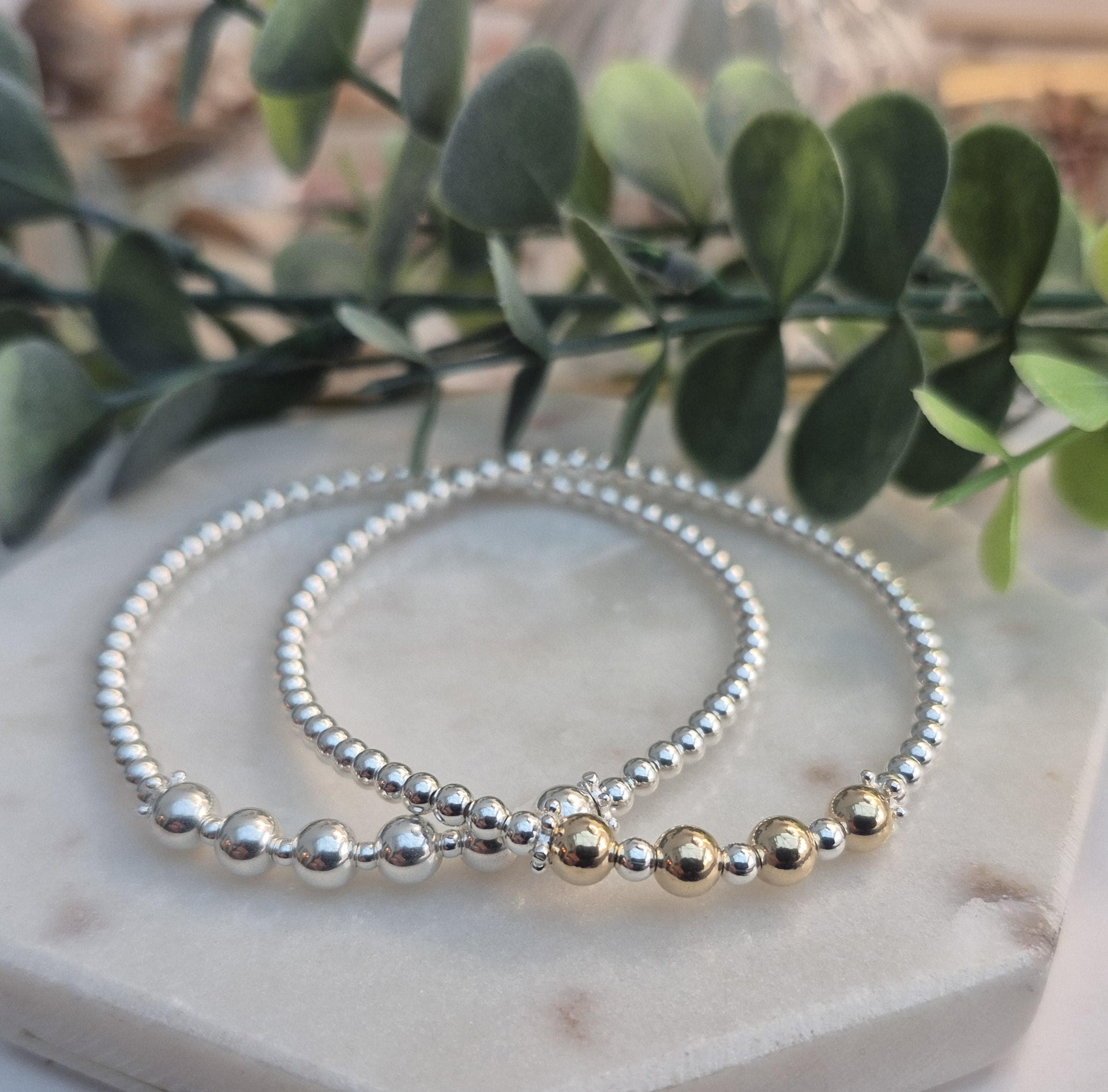 Sterling Silver Milestone Birthday Bracelet, 30th 40th 50th 60th 70th ...