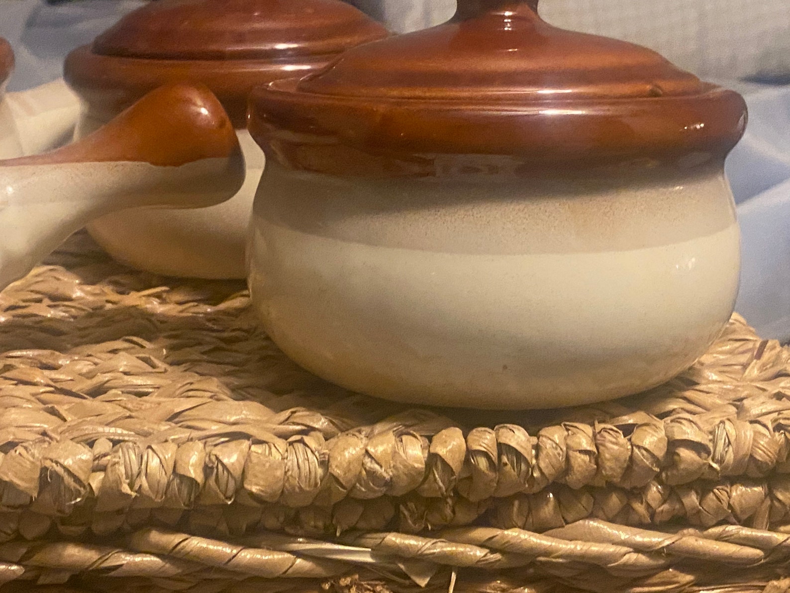 Vintage Stoneware Soup/chili Bowls Etsy