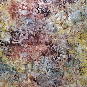 Earthy Hand Stamped Indonesian Batiks. 100% Cotton. 4 Color Choices ...