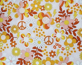 パステル画「happy flower」 パステル画「happy flower」 Bubble Flower Mural By Josephine