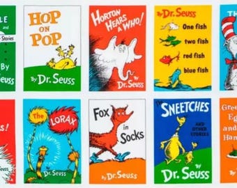 英語絵本セット　Dr.Seuss projectX Qpen対応 Dr. Seuss Book Fronts or Coordinating Prints. Primary Colors