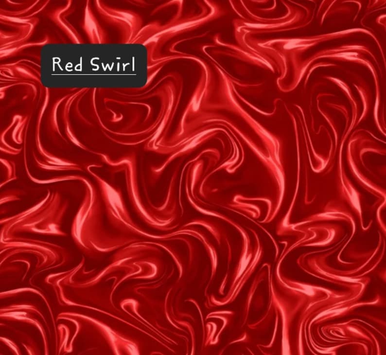 Sweet Holidays. Cotton Fabric by Greta Lynn for Kanvas Fabrics. Candies, Cupcakes, and Matching Swirls. By the Half Yard, 18" x 43" wide. Red Swirl